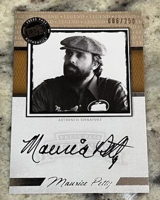 Maurice Petty 2013 Press Pass Legends NASCAR Autograph Auto #’D 086/250 - Image 1 of 2