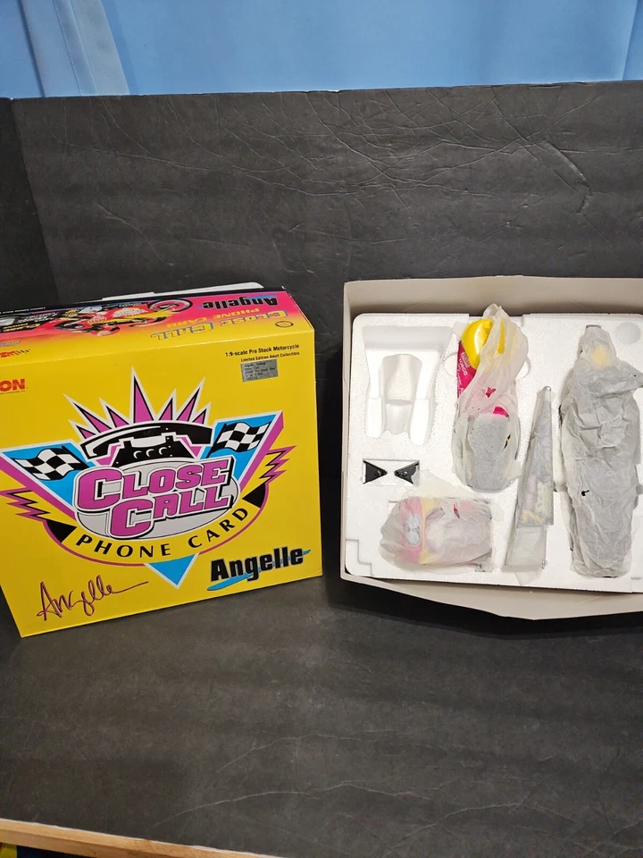 NHRA 2000 Angelle Seeling 1:9 Scale Close Call Pro Stock Bike 1 of 3906 N.O.S - Image 1 of 4