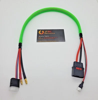 2s 24” 4mm RC Balance Cable de Carga QS8 Bullet Hi-Amp Venom 406 Protek Foto 1 de 3