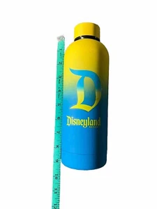 Auténtica botella hidra de agua de acero inoxidable de neón con logotipo de Disneyland - Imagen 1 de 5