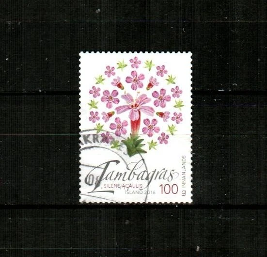 ISLANDIA Scott's 1416 (1v) flores en buen estado usadas (2016) Foto 1 de 1