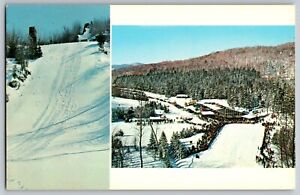 Middlebury, Vermont - Middlebury College Snow Bowl Route 125 - Vintage Postcard