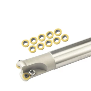 EMR C25-5R30-200 30 mm vástago CNC extremo nariz redonda molino soporte para herramientas + 10 piezas RPMW1003 - Imagen 1 de 7