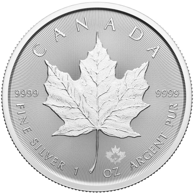 Silbermünze Maple Leaf 2025 - Kanada - Anlagemünze - 1 Oz ST - Bild 1 von 2