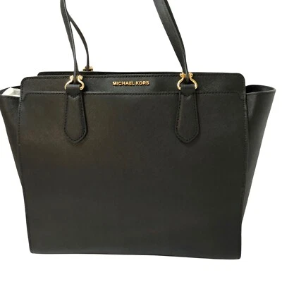 Bolso de Hombro Michael Kors Dee Dee GRANDE Convertible NEGRO - NUEVO - $350 Foto 1 de 4