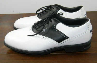 Zapatos tacos de golf REEBOK modelo RA501WSI blanco y negro para hombre talla 8 Foto 1 de 4