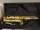 Mendini by Cecilio Mts-l 92d Gold Lacquer E Flat Tenor Saxophone Sax With Tuner