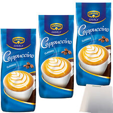 Krüger Family Cappuccino Classico 3er Pack 3x 500g Beutel  usy Block