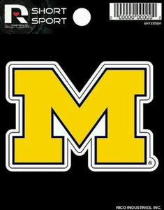 Lot of 5 (five) Michigan Wolverines Die Cut Decals from Rico - Picture 1 of 1
