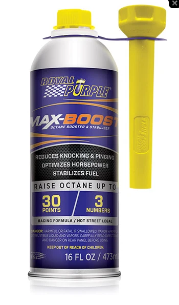 3PZ Octane Booster Max Boost Royal Purple Additivo Aumento Ottani Racing Benzina