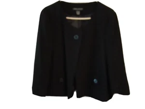 Larry Levine Blazer/Jacket Sz Large Dresssy Black - NWT - Picture 1 of 7