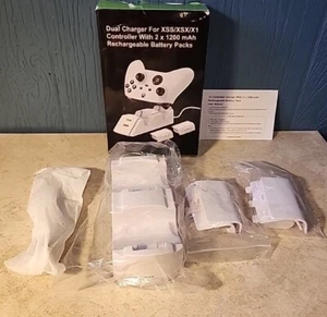 Estación base de carga rápida recargable para controlador xss,/xsx,/x1 con 2x1200 - Imagen 1 de 3