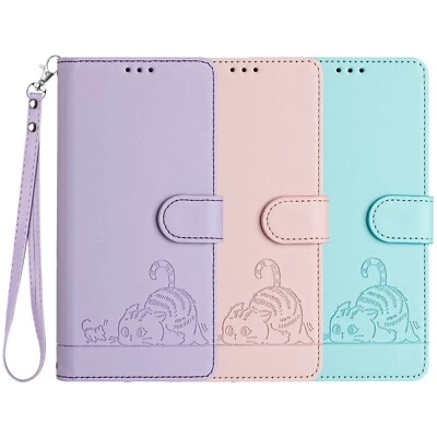 PU Leather Flip Wallet Case For Motorola Moto G Play/G Power/G Pure/G Stylus 5G - Image 1 of 4