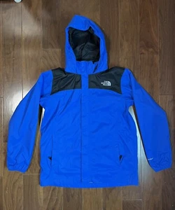 THE NORTH FACE Boys HyVent Rain Jacket - Royal Blue and Black - Size XL - Picture 1 of 7