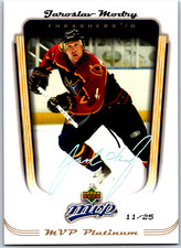 05-06 UPPER DECK MVP PLATINUM PARALLEL - JAROSLAV MODRY /25 #21 THRASHERS