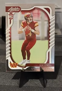2022 Panini Absolute Sam Howell Rookie No.105 Commanders - Picture 1 of 2