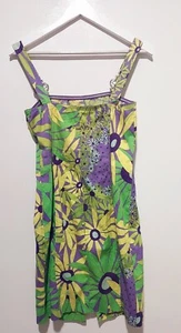 Versace Jeans Couture Dress Floral Cotton Size 32/46 EU - Picture 1 of 9