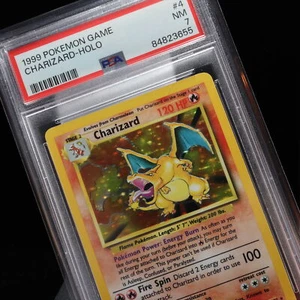 Pokemon TCG - Charizard 4/102 Base Set Holo Rare - PSA 7 NM - Picture 1 of 3