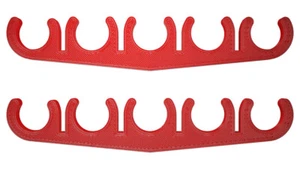 5 Wire Red Nylon 7.5mm Spark Plug Wire Separators - Set of 2 - Bild 1 von 3