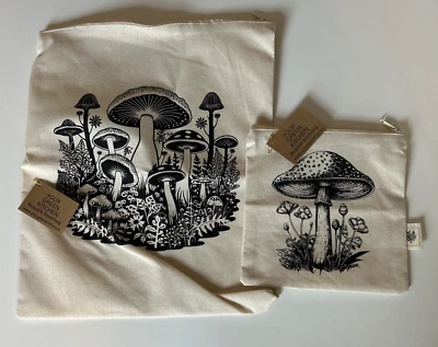 Your Green Kitchen - Bolsas reutilizables para bocadillos y pan (paquete de 2) - Algodón orgánico Foto 1 de 4