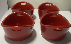 4 Rachel Ray 10 oz. Individual Casserole Dishes w/ Handles Excellent Used Cond. - Picture 1 of 6
