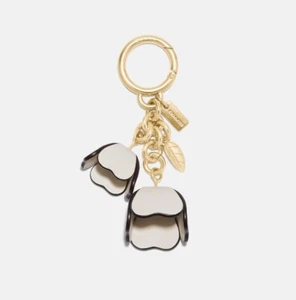 Coach Essential Tea Rose Bag Charm - Picture 1 of 1