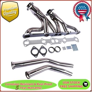 Stainless Steel Exhaust Headers Fits Ford Mercury L6 144 170 200 250 CID - Picture 1 of 10