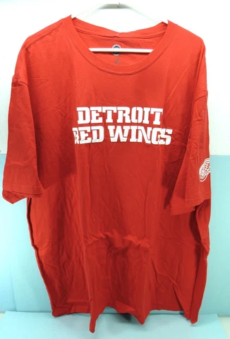 Rink Side  Detroit Redwings Men's 4XL  Red NHL Graphic T-Shirt NEW Cover