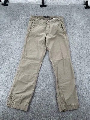 H&M LOGG Pants Men's Size 30 x 30 Beige Classic Fit Straight Leg Casual - Image 1 of 4
