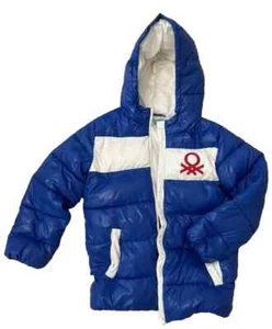 Benetton Boys Kids Jacket Blue Size 10/11 Years - Picture 1 of 8