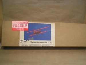 NEW RARE "MISS KELL" Bi-plane kit by Mar-Kel models, .40 t0 .60 size, KIT - Picture 1 of 6