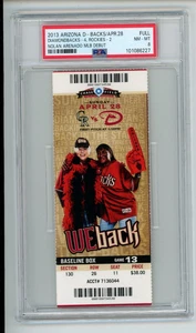 2013 Arizona Diamondbacks DBACKS Ticket 04/28 Nolan Arenado MLB Debut PSA 8 - Bild 1 von 5