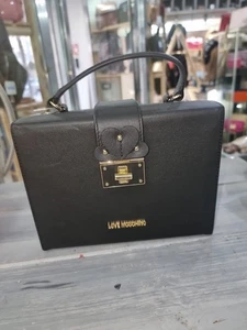 Love Moschino Borsa A Mano Donna Nero BM43 - Picture 1 of 7