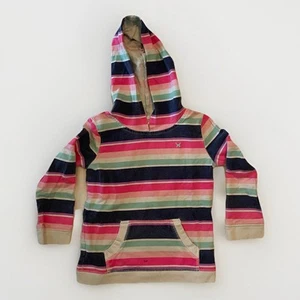 Girls Toddlers multi striped hoodie Size 5T - Picture 1 of 5
