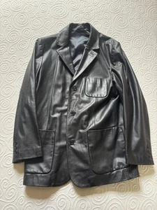 Schwarzes Ledersakko von GAP , Größe L/XL - Bild 1 von 4