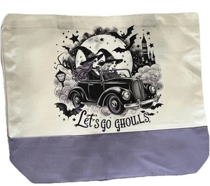 Neu Silkfly 18"x15" Canvas Tasche "Let's Go Ghouls" - Bild 1 von 2