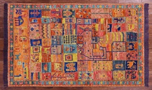 Moroccan Handmade Wool Rug 3' 0" X 4' 11" - Q23596 - Picture 1 of 6