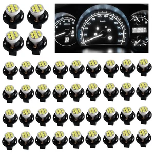 40X T10 194 168 LED Dash Lights Bright White Instrument Cluster Bulbs Dashboard - Picture 1 of 8