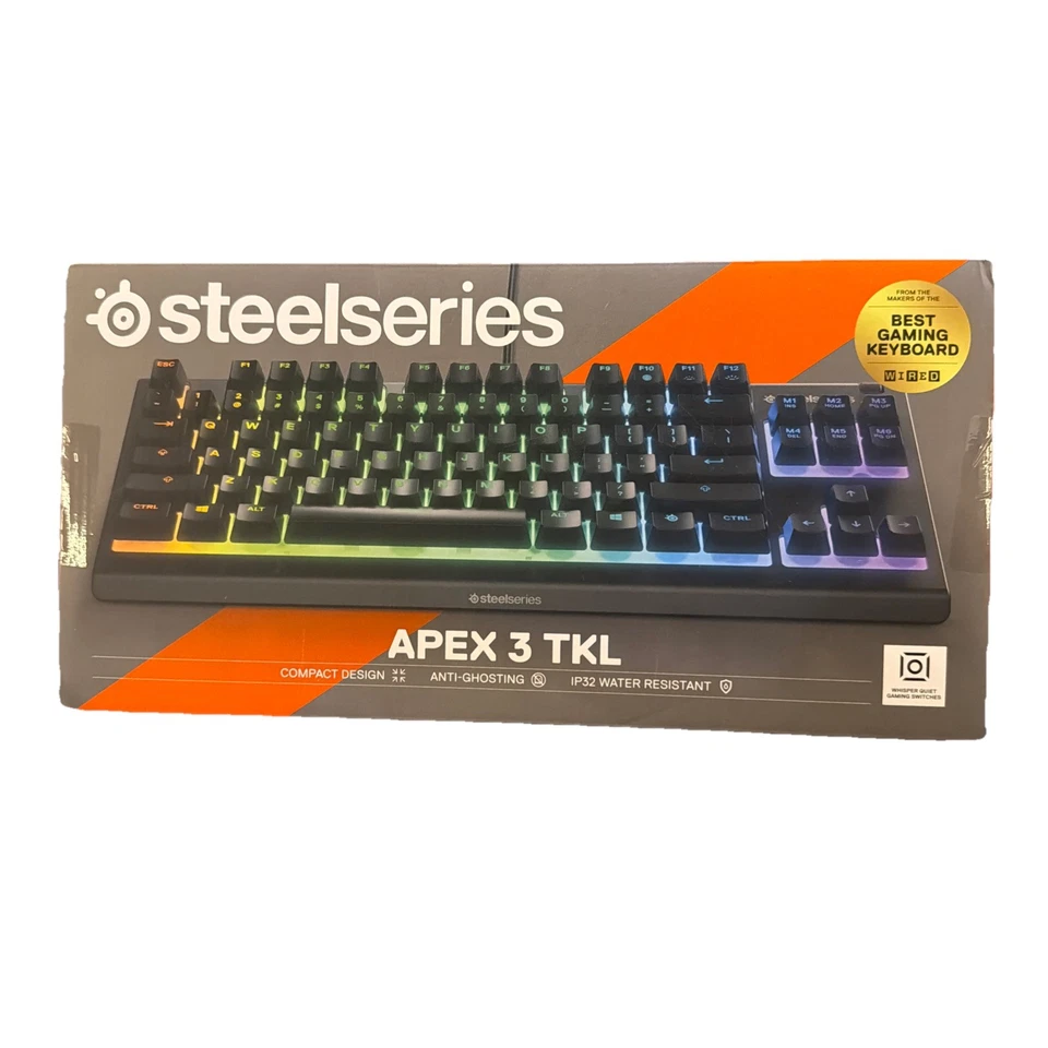 SteelSeries Ape TKL RGB Gaming Keyboard - Great