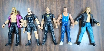 Lote De Colección De 5 Figuras De Acción De Lucha Libre Jakks Main Event Pacific WWF 1999 TTL Foto 1 de 4