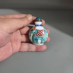 Ancient China, Beijing Collection, pure hand-painted, glass, snuff bottle - Picture 1 of 8