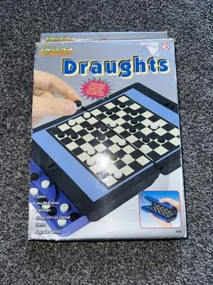 Draughts Game Travel Game With Instructions, Magnetic, Family Fun, Toys, - Image 1 of 3
