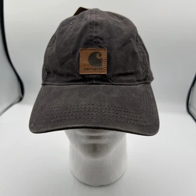 Gorra Carhartt con correa trasera talla única negra Odessa lona logotipo Carlisle para hombre Foto 1 de 4