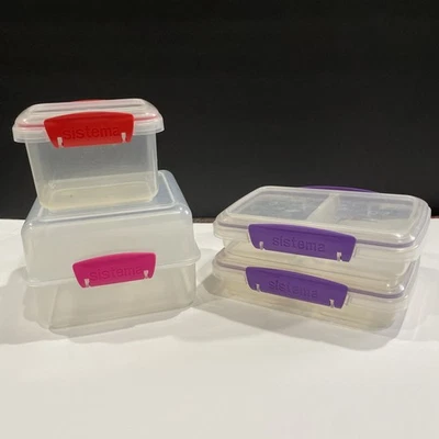 Contenedores divididos Sistema x4 sin BPA  Foto 1 de 4