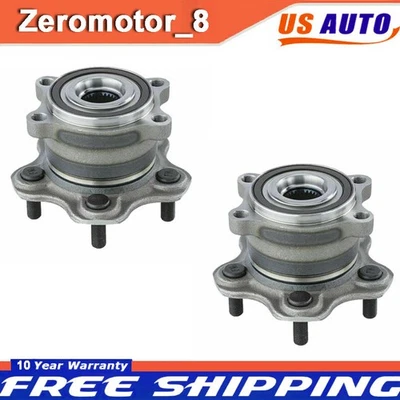 Cubo de rolamento de roda traseira 2 peças AWD para 2013-2019 Nissan Pathfinder Infiniti QX60 - Imagem 1 de 4