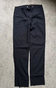 Robell Marie Black Stretchy Trousers Size UK14 Pull On Ladies Trousers VGC - Picture 1 of 10