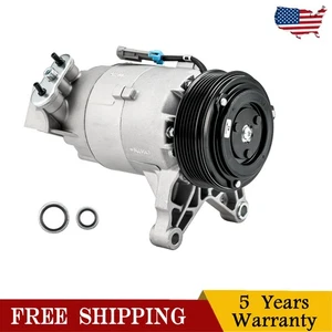 A/C Compressor with 6-Groove Pulley for Chevrolet Malibu Pontiac G6 Saturn Aura - Picture 1 of 10