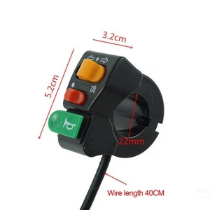 Practical Motorcycle Switch Handlebar Switch Parts Replacement Turn Signal - Picture 1 of 6