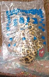 Avon Kids 1997 Full O Beans Lenny The Leopard peluche sellado - Imagen 1 de 1