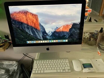Apple iMac Razor thin 21.5” AIO Desktop i5 quad Core Nvidia GT 750M 1gb Mac OS! - Image 1 of 4